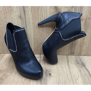 Circus By Sam Edelman Womens Chelsea Stiletto Leather Upper Solid Boots Size 9